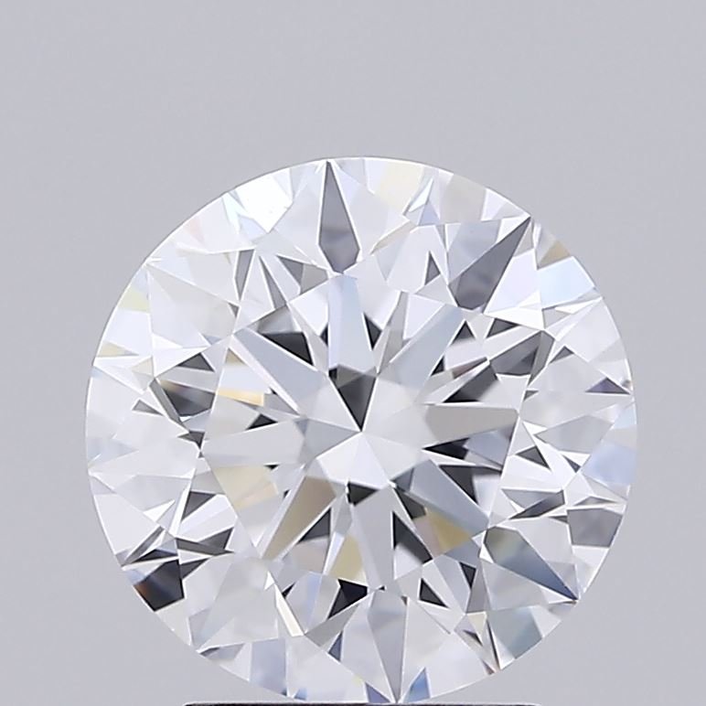 3.08ct E IF Ideal Cut Round Lab Grown Diamond