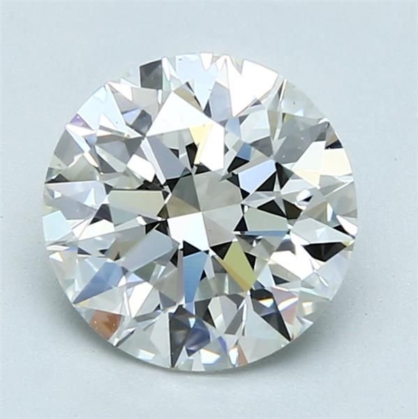 2.01ct H VVS2 Rare Carat Ideal Cut Round Diamond