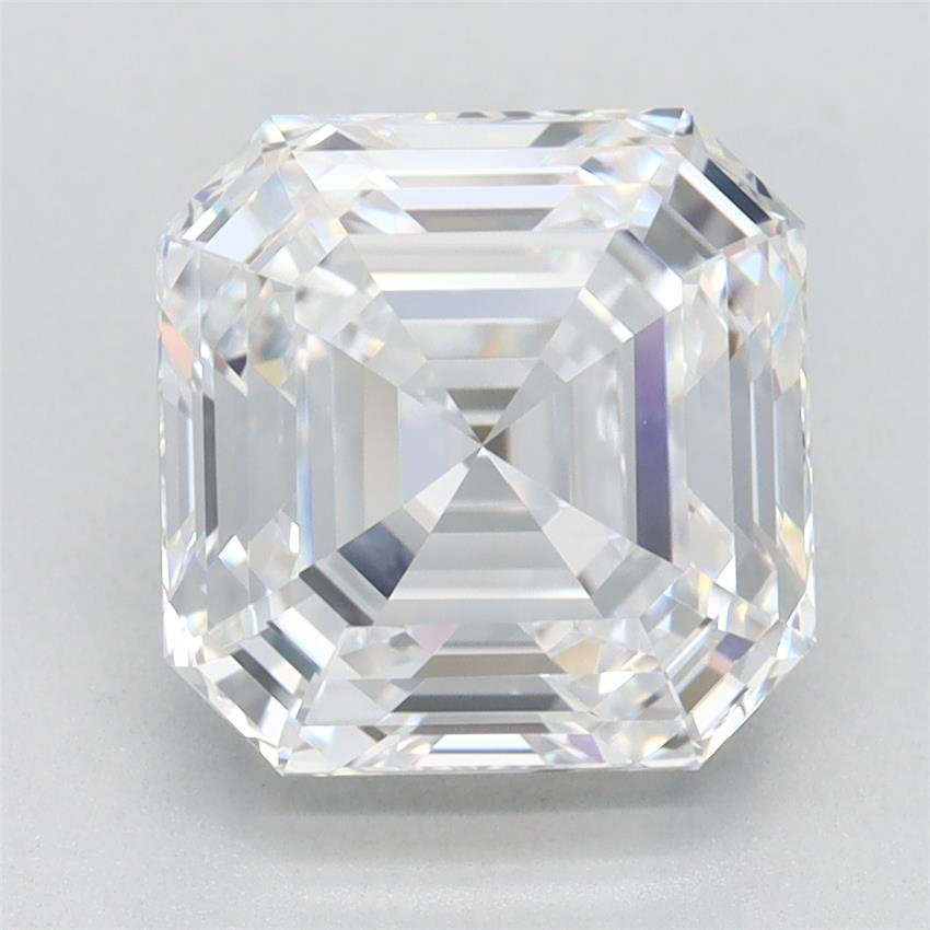 3.19ct D VVS1 Rare Carat Ideal Cut Asscher Lab Grown Diamond