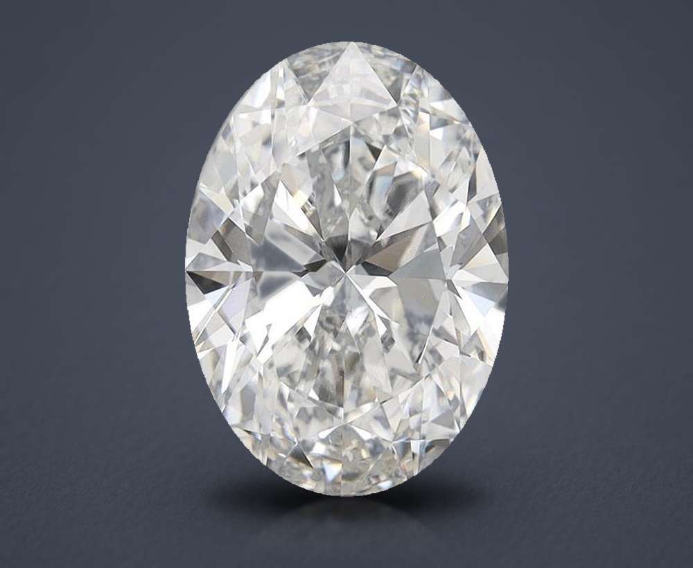 3.91 Carat Oval Lab Diamond