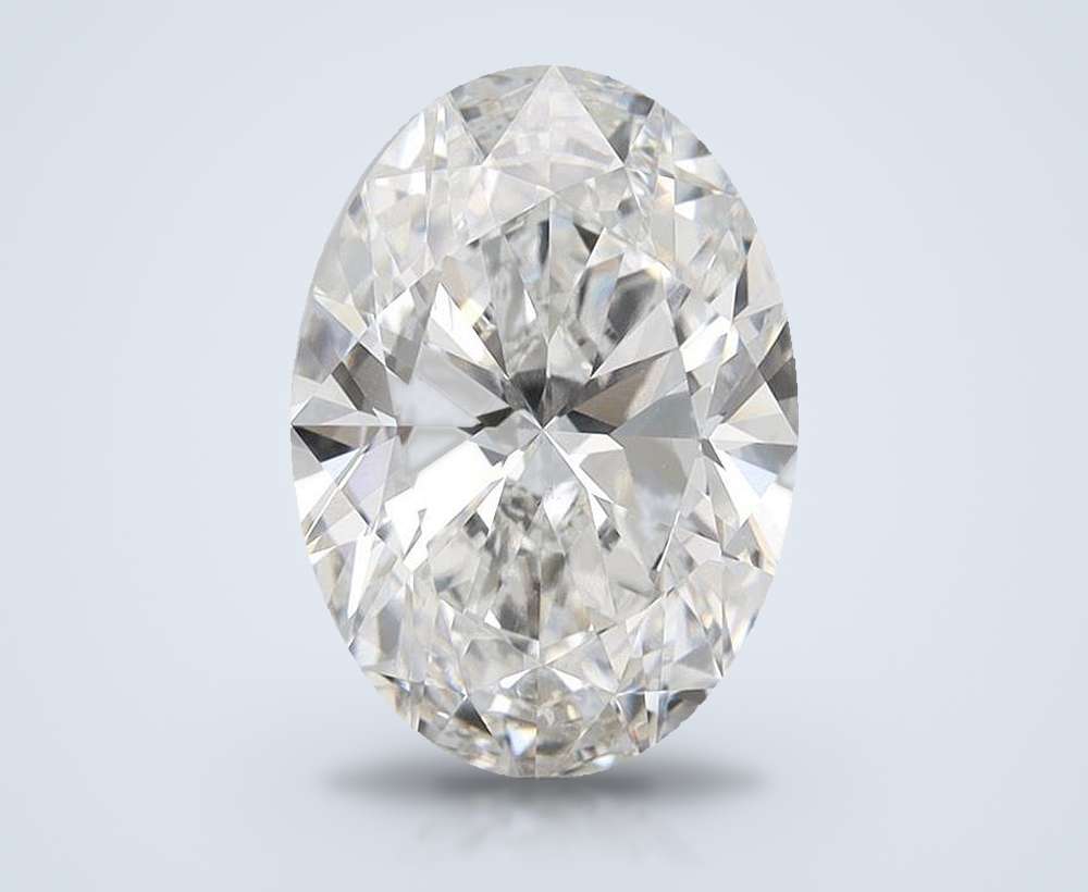 3.91 Carat Oval Lab Diamond