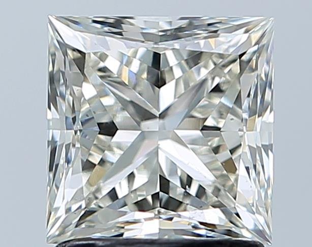 1.64ct K SI1 Rare Carat Ideal Cut Princess Diamond