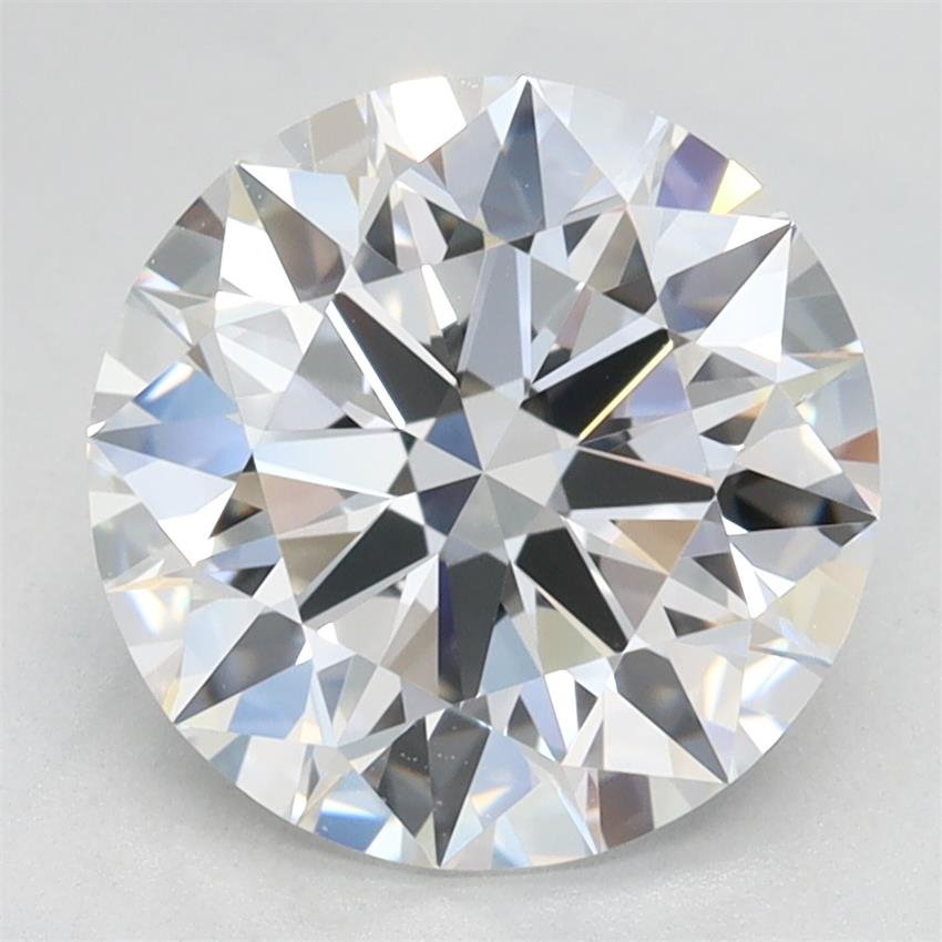 2.45ct D VVS1 Rare Carat Ideal Cut Round Lab Grown Diamond