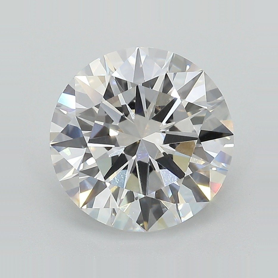 3.96ct D VVS2 Excellent Cut Round Lab Grown Diamond