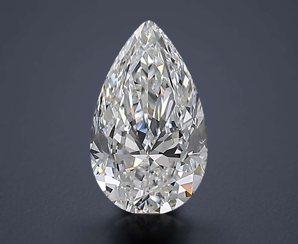 0.80 Carat Pear Natural Diamond