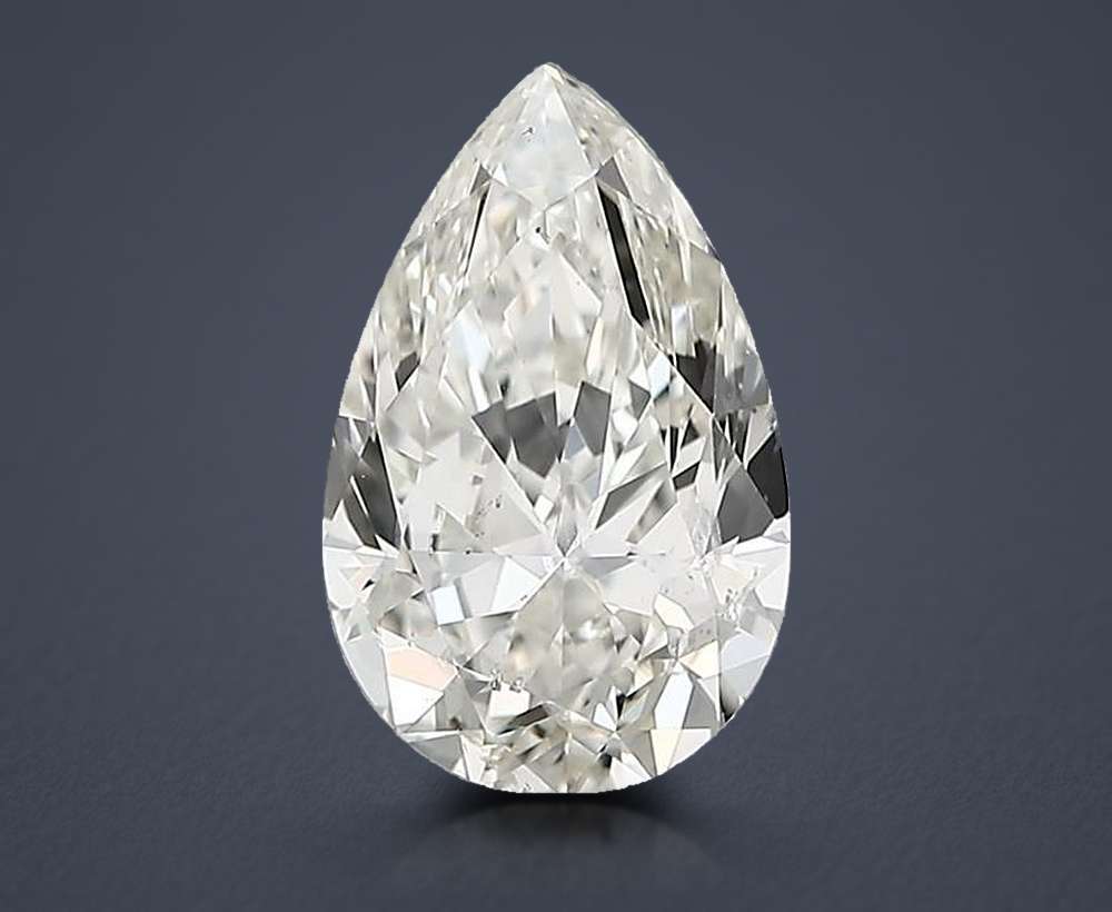 4.01 Carat Pear Natural Diamond