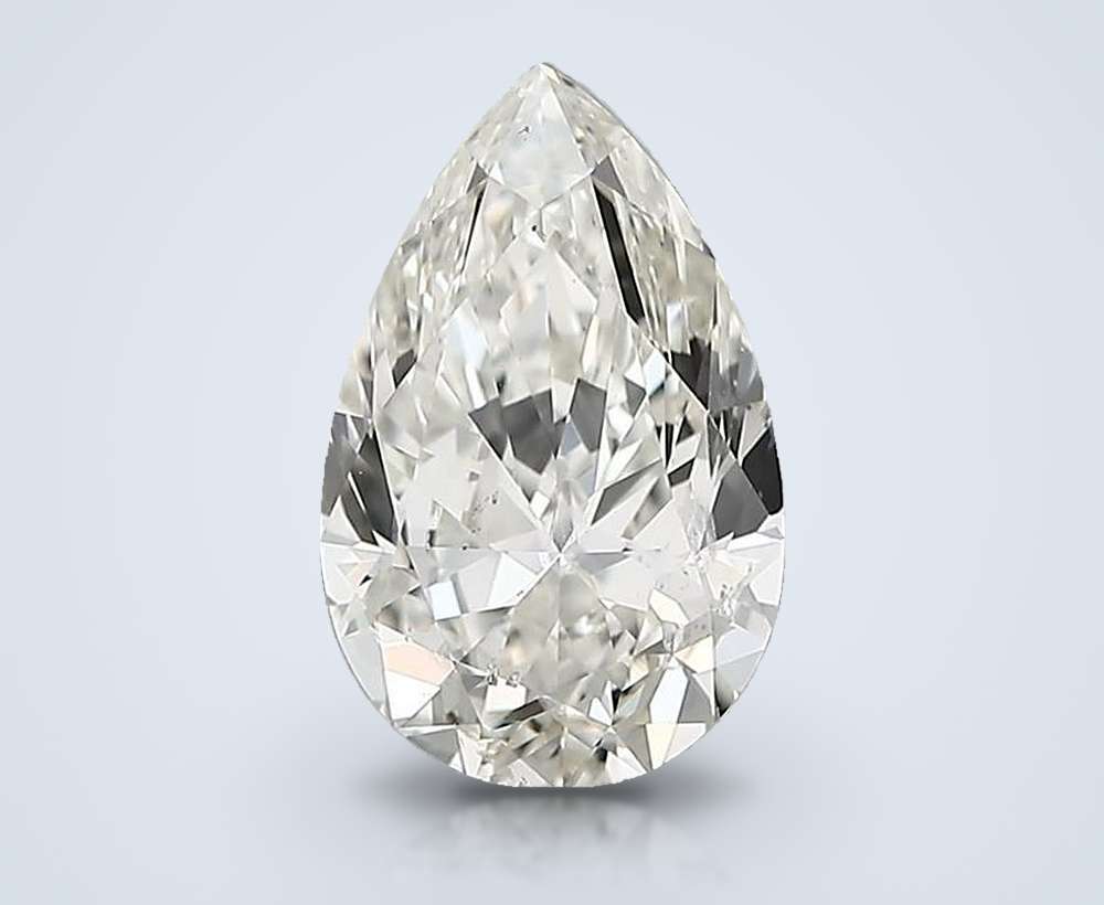 4.01 Carat Pear Natural Diamond