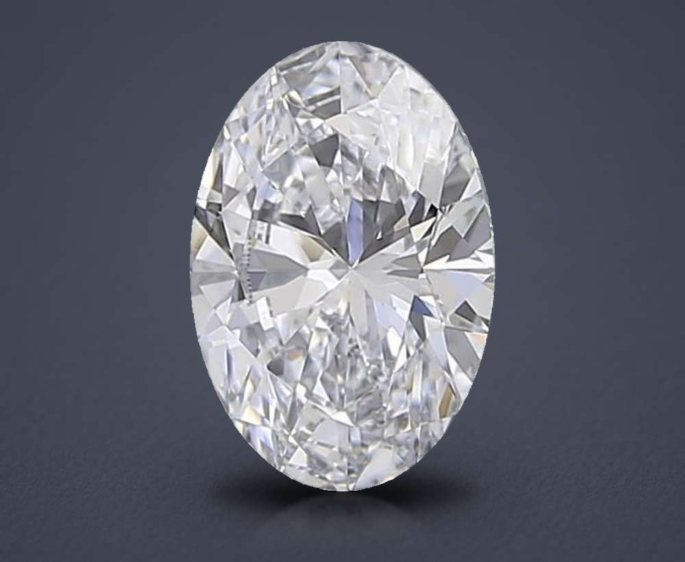 0.80 Carat Oval Lab Diamond