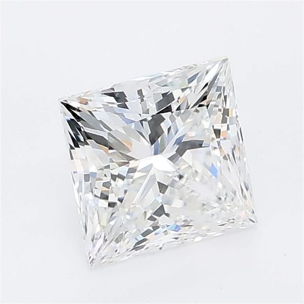 1.06ct D VVS2 Rare Carat Ideal Cut Princess Lab Grown Diamond