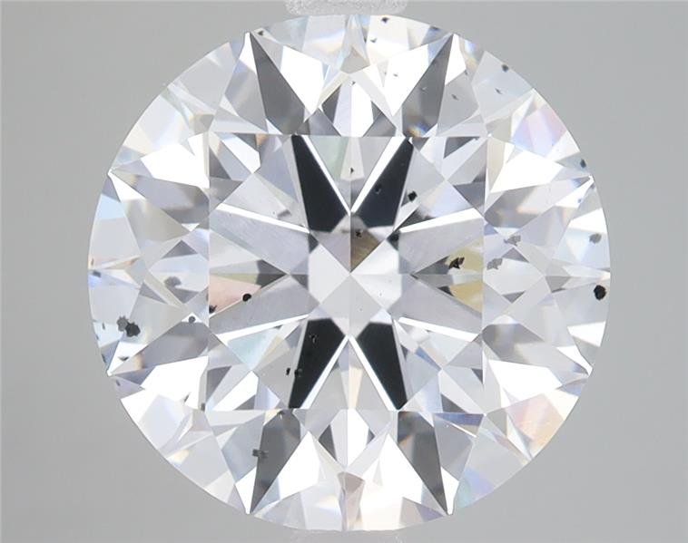 5.14ct F SI1 Rare Carat Ideal Cut Round Lab Grown Diamond