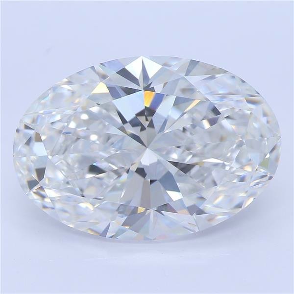5.01ct E VVS2 Rare Carat Ideal Cut Oval Lab Grown Diamond