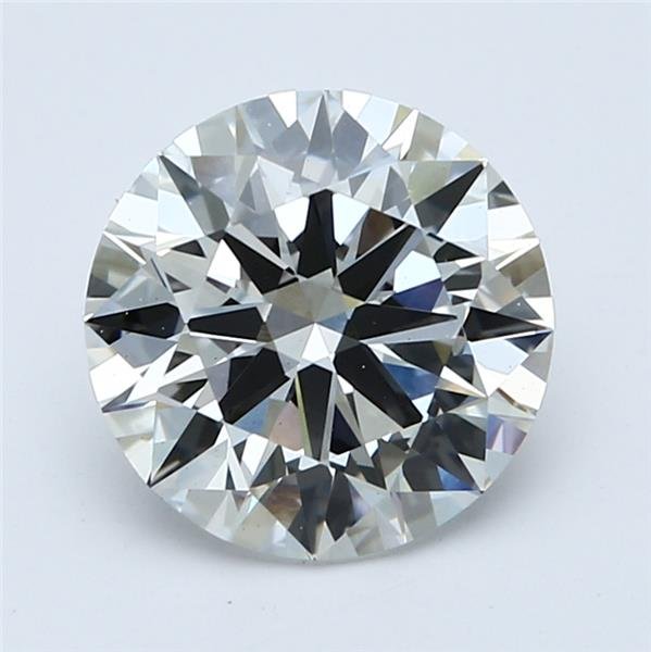 3.09ct F VS1 Rare Carat Ideal Cut Round Lab Grown Diamond