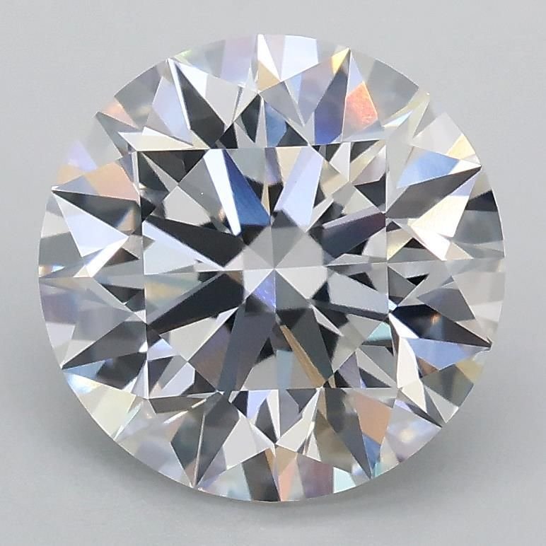 2.54ct D VVS2 Excellent Cut Round Lab Grown Diamond