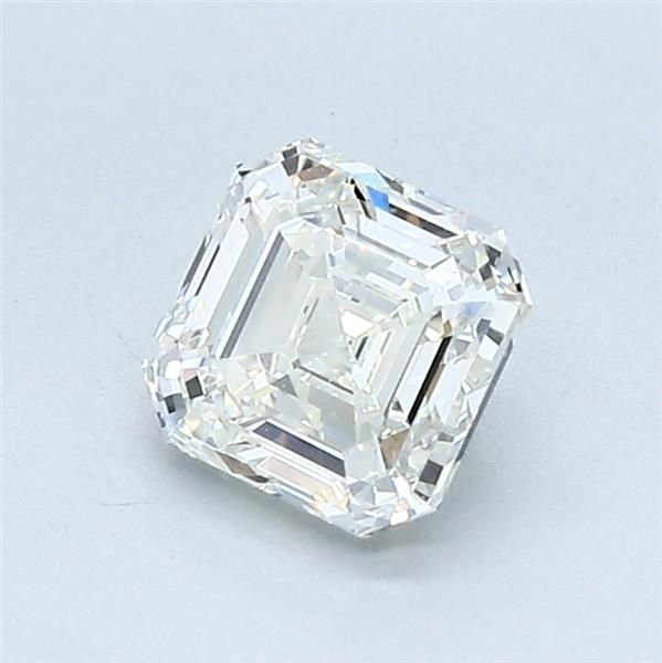 1.01ct K VS1 Rare Carat Ideal Cut Asscher Diamond
