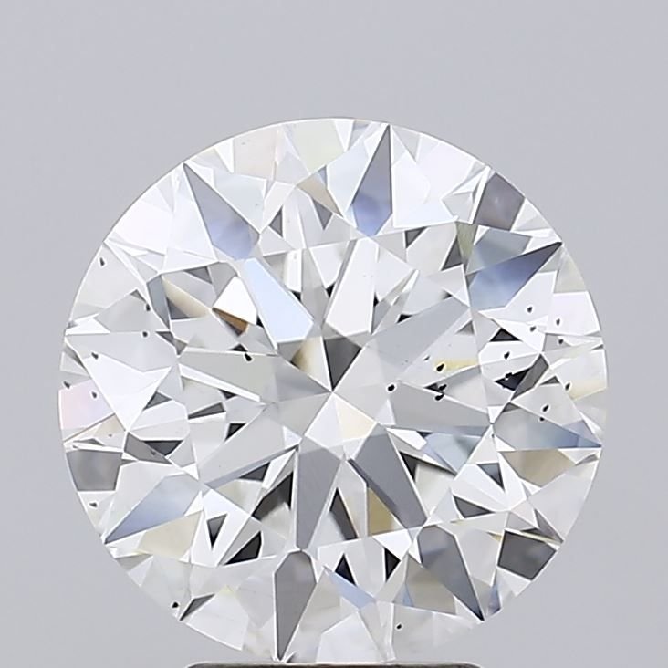 4.63ct F SI1 Rare Carat Ideal Cut Round Lab Grown Diamond