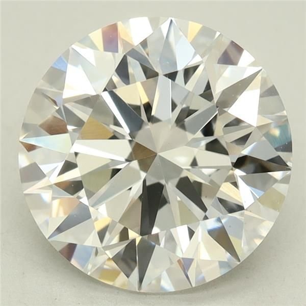 3.05ct D VS1 Rare Carat Ideal Cut Round Lab Grown Diamond