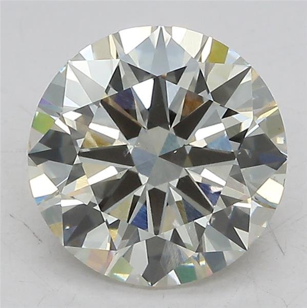 3.01ct J VS2 Excellent Cut Round Lab Grown Diamond