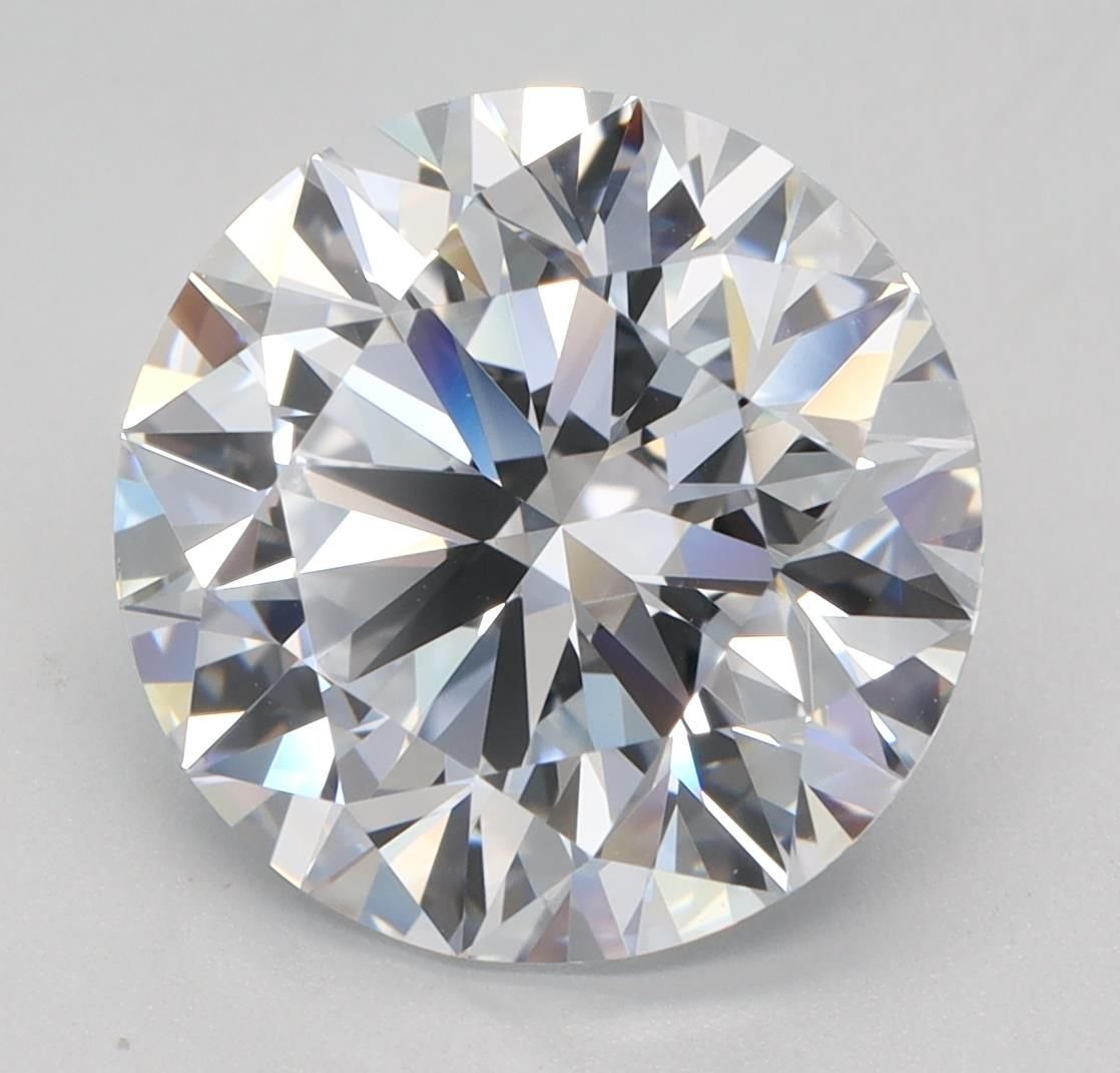 4.03ct F VS2 Rare Carat Ideal Cut Round Lab Grown Diamond