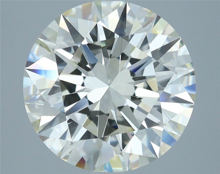 4.02ct J IF Rare Carat Ideal Cut Round Diamond