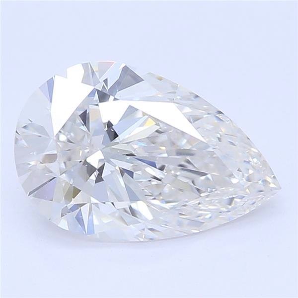 0.92ct F VS2 Rare Carat Ideal Cut Pear Lab Grown Diamond