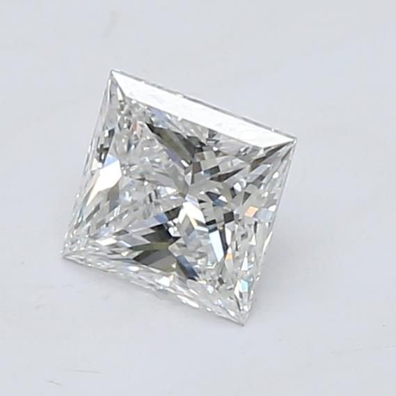 0.62ct D VVS1 Rare Carat Ideal Cut Princess Lab Grown Diamond