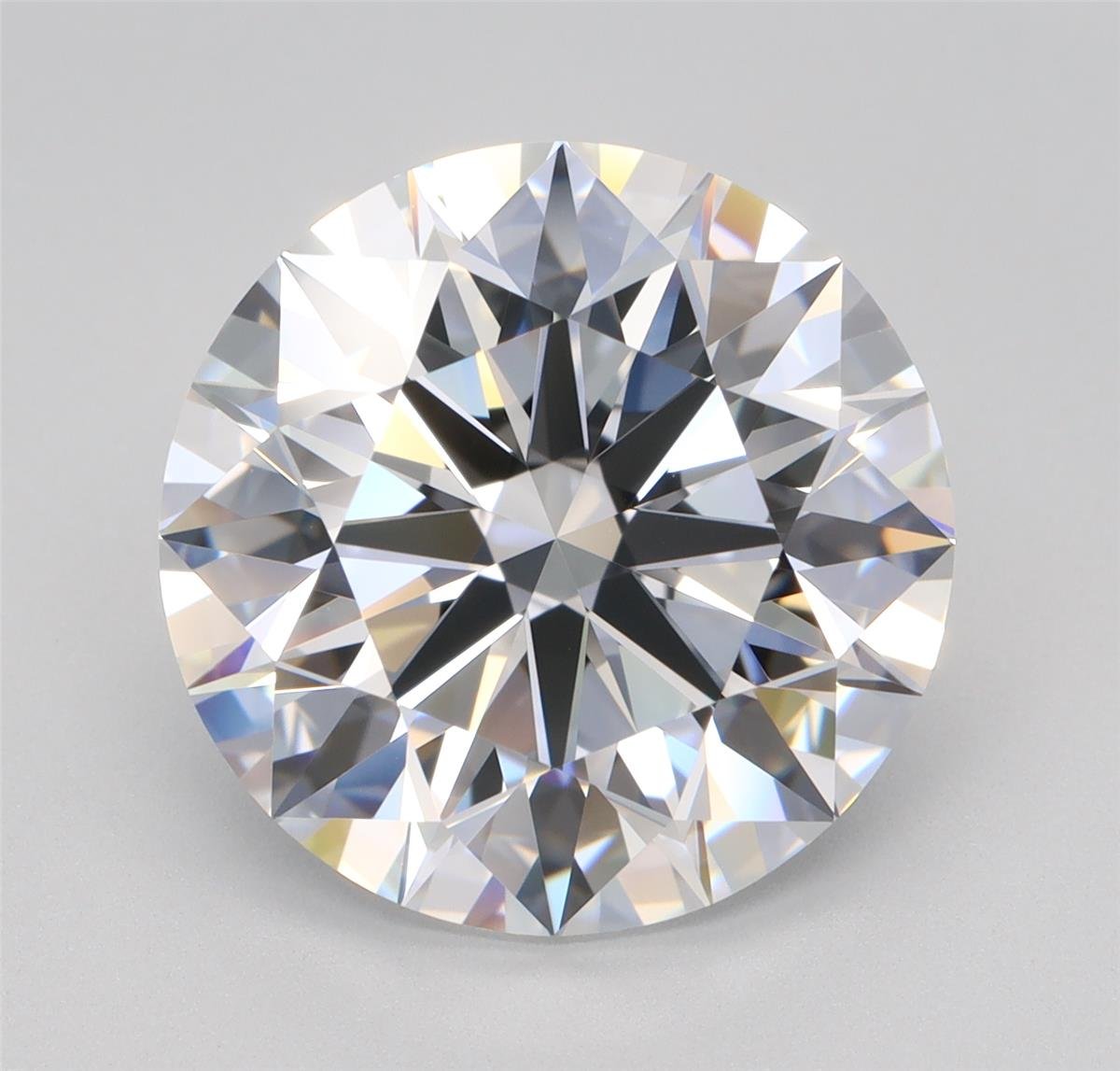 5.53ct E VVS2 Rare Carat Ideal Cut Round Lab Grown Diamond