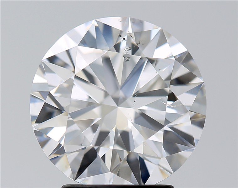 3.02ct E SI1 Rare Carat Ideal Cut Round Diamond