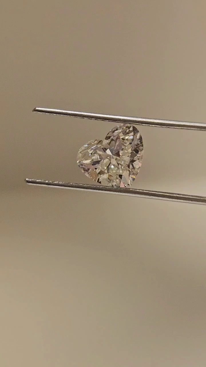 1.80ct J SI2 Rare Carat Ideal Cut Heart Diamond