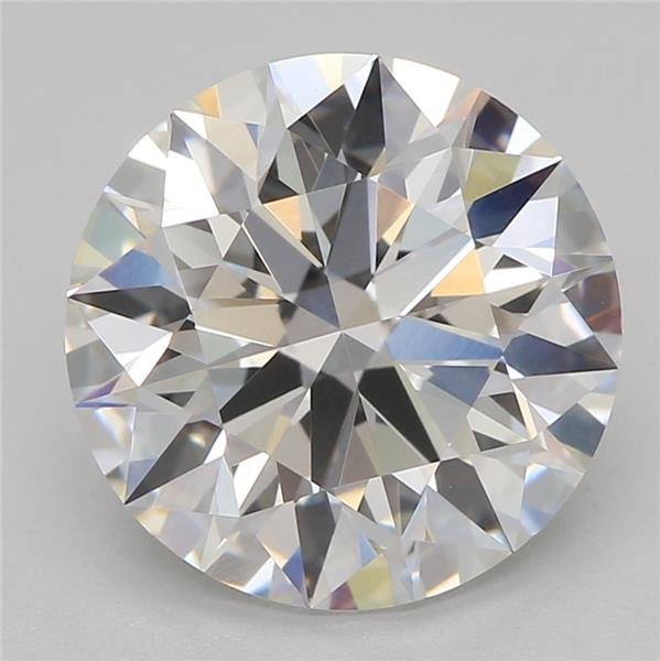 2.52ct E VVS2 Rare Carat Ideal Cut Round Lab Grown Diamond