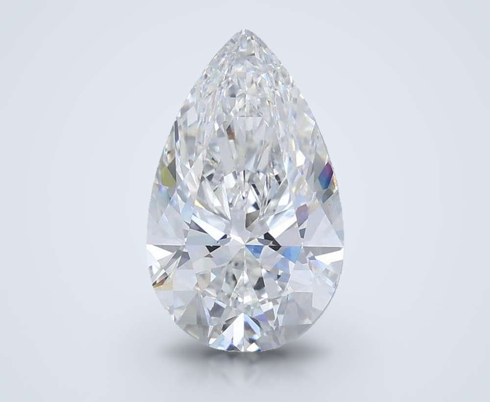 3.48 Carat Pear Lab Diamond