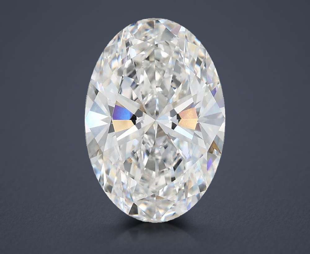 3.90 Carat Oval Lab Diamond