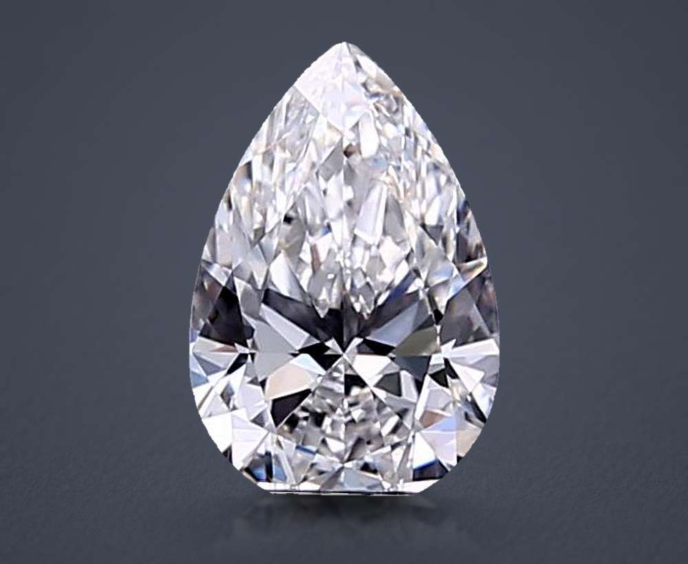 0.48 Carat Pear Lab Diamond