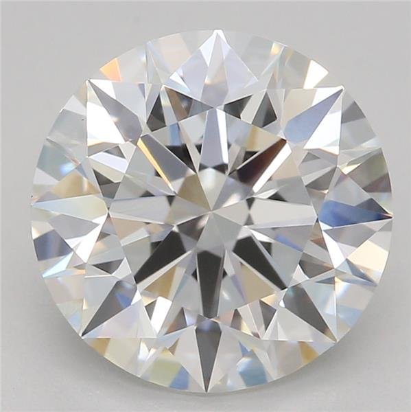 2.57ct E VVS2 Rare Carat Ideal Cut Round Lab Grown Diamond