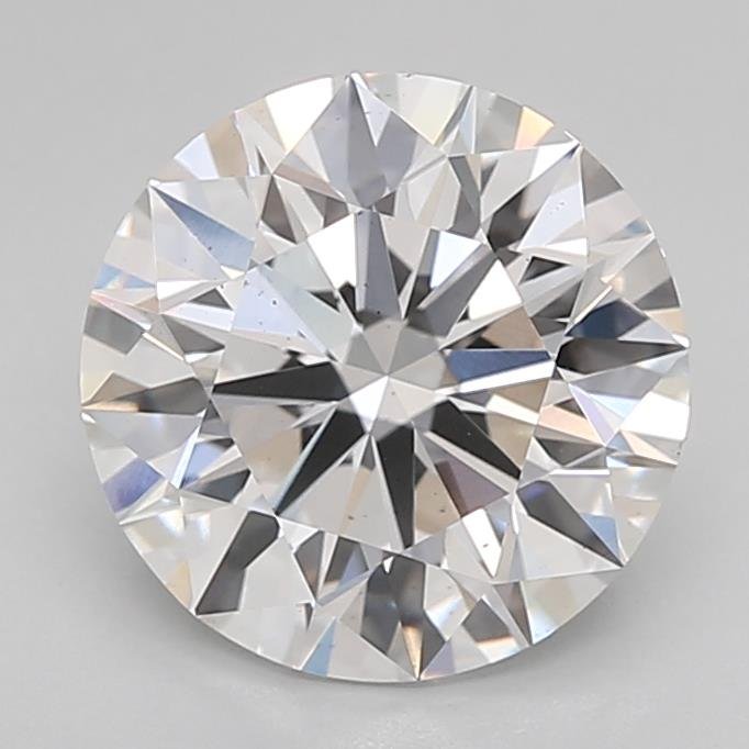 2.75ct E VS2 Rare Carat Ideal Cut Round Lab Grown Diamond