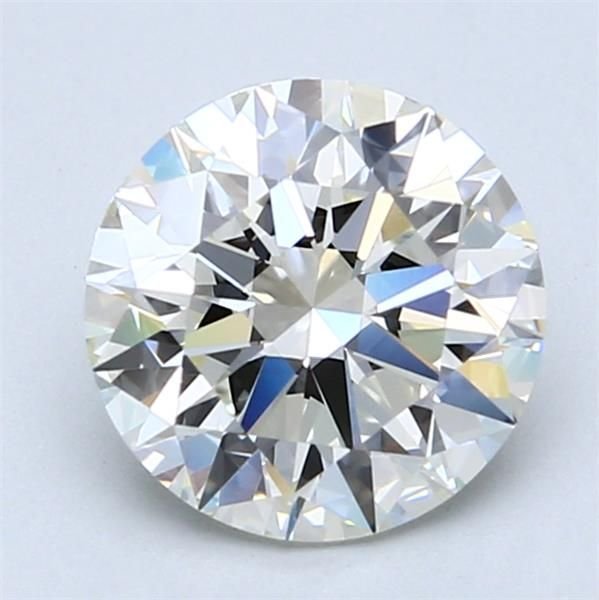 2.04ct J VS1 Rare Carat Ideal Cut Round Diamond