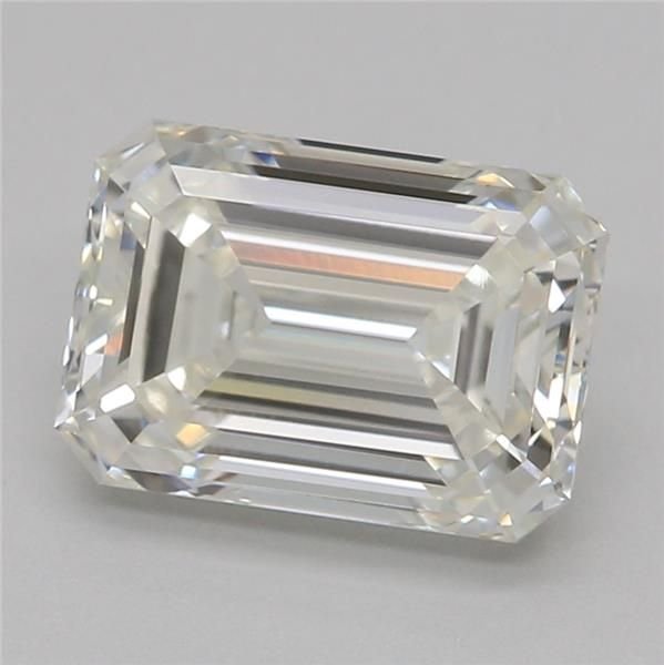 1.55ct H VVS2 Rare Carat Ideal Cut Emerald Lab Grown Diamond