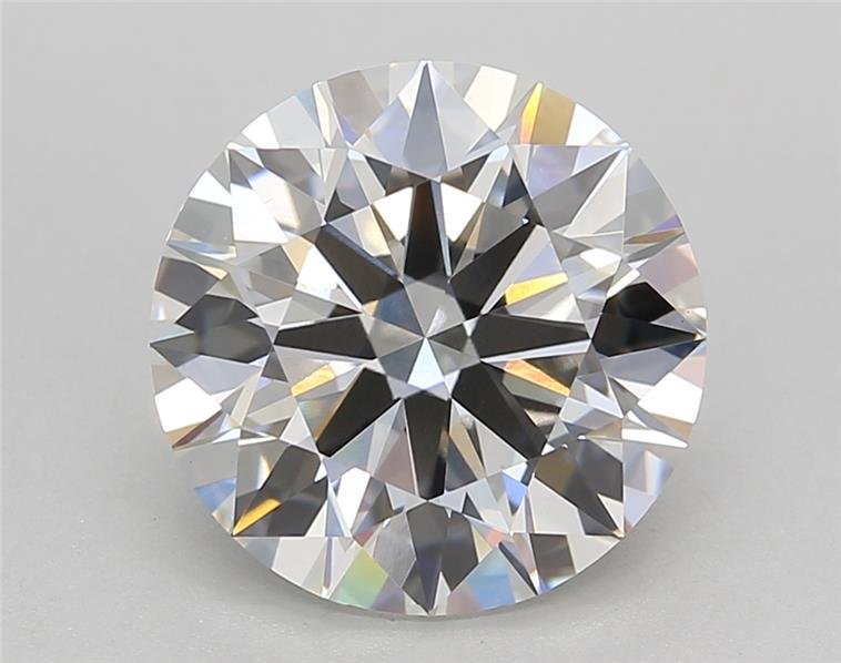 4.04ct G VVS2 Rare Carat Ideal Cut Round Lab Grown Diamond