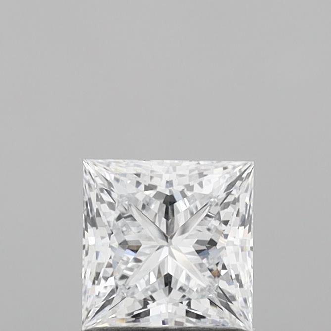 1.10ct E IF Rare Carat Ideal Cut Princess Lab Grown Diamond