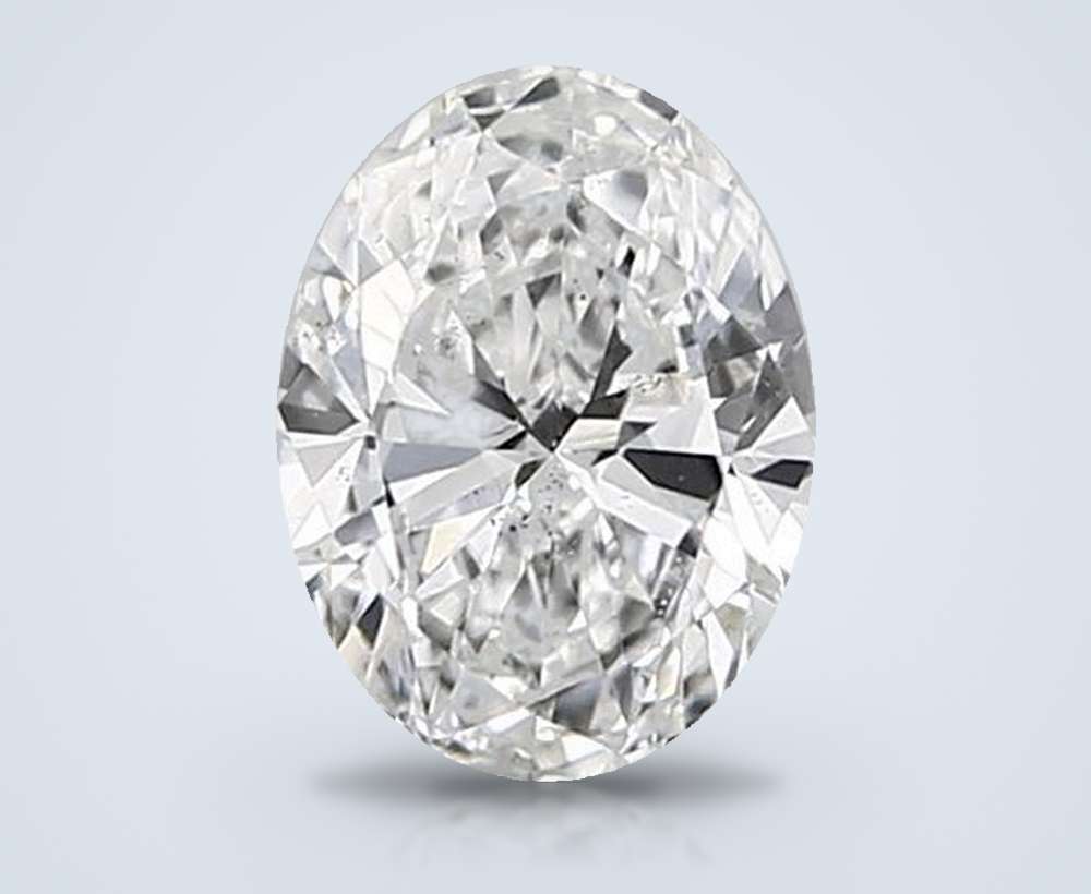 0.57 Carat Oval Lab Diamond