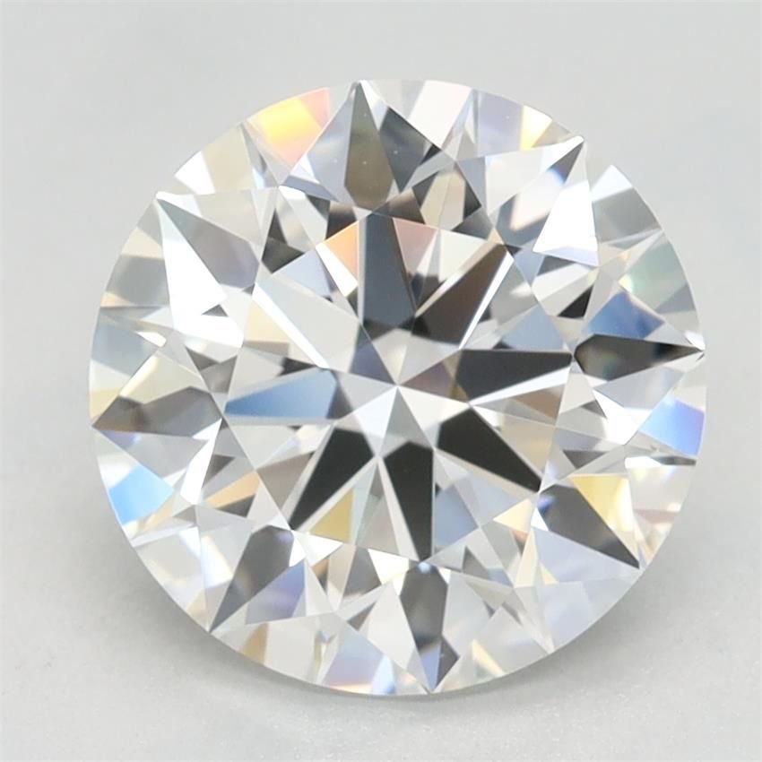 2.18ct F IF Rare Carat Ideal Cut Round Lab Grown Diamond