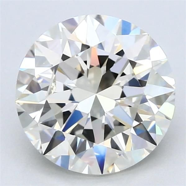 2.70ct K SI2 Rare Carat Ideal Cut Round Diamond