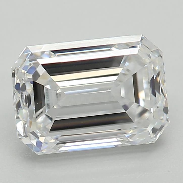 1.01ct D VVS2 Very Good Cut Emerald Lab Grown Diamond