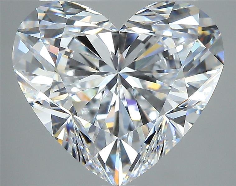 5.55ct D FL Rare Carat Ideal Cut Heart Diamond