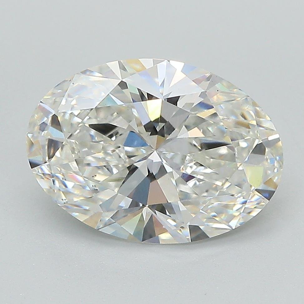 3.08ct F VS1 Rare Carat Ideal Cut Oval Lab Grown Diamond