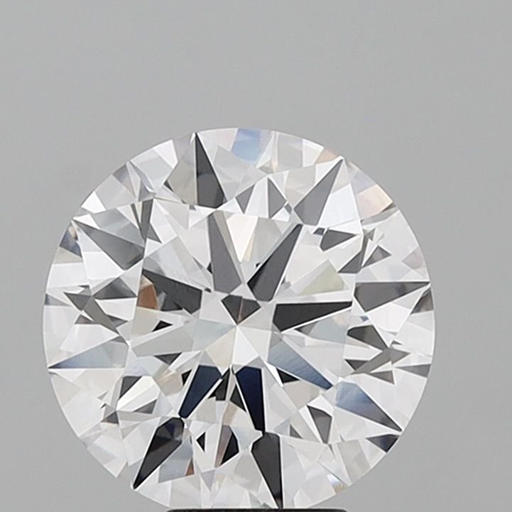 5.06ct F SI1 Rare Carat Ideal Cut Round Lab Grown Diamond
