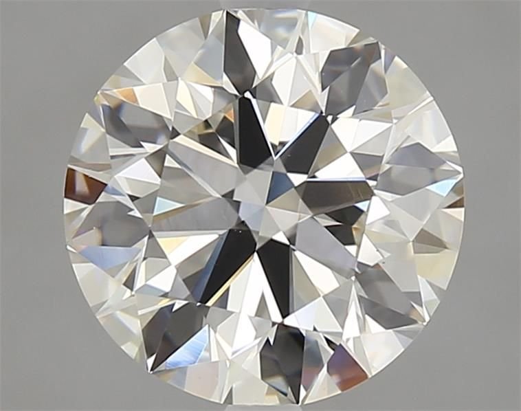 3.08ct K VS1 Rare Carat Ideal Cut Round Diamond