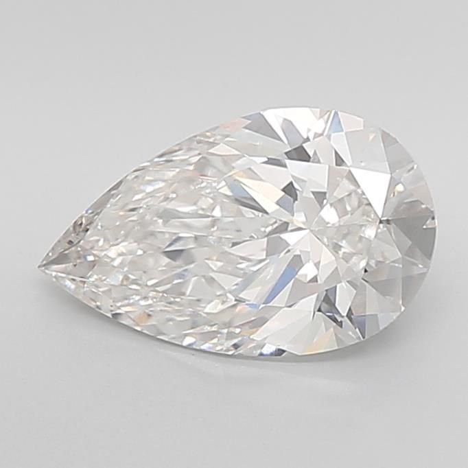 3.02ct G VS1 Rare Carat Ideal Cut Pear Lab Grown Diamond