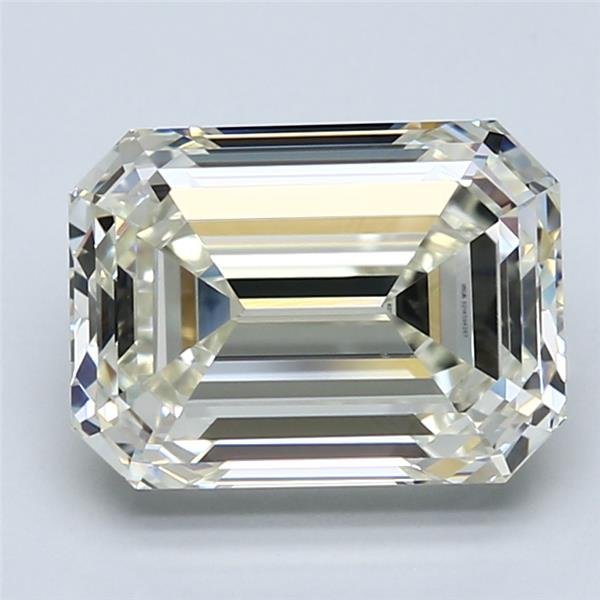 4.03ct J IF Excellent Cut Emerald Diamond