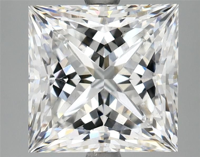 5.12ct E VS2 Rare Carat Ideal Cut Princess Lab Grown Diamond