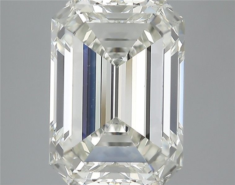 7.02ct K VS1 Rare Carat Ideal Cut Emerald Diamond